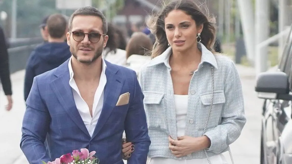 Saša je objavio njihov emotivni snimak, kao i snimak same vjeridbe uz opis: "Moje si danas, moje sutra"