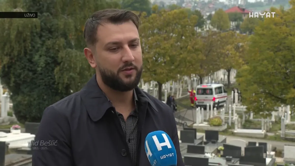 Nije mogao nastaviti. Suze su preuzele riječ, a razgovor je morao biti prekinut.