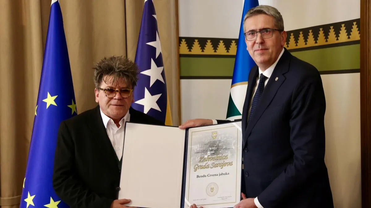 Gradonačelnika su podsjetili na svoj prvi veliki koncert u dvorani Skenderija održan 1986. godine 