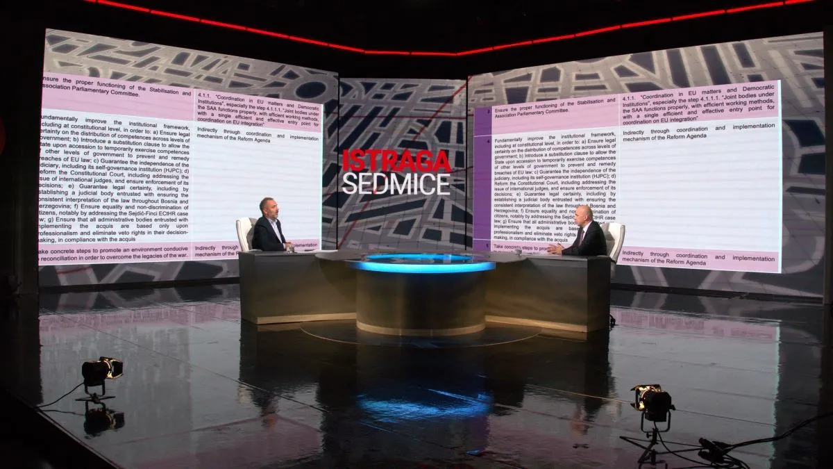 Dodik i Čović dobili šta su htjeli: Pivić u 'Istrazi sedmice' o usvojenoj Reformskoj agendi