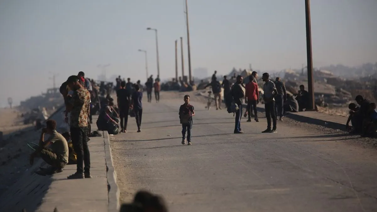 Uništenje zgrada vidljivo je širom teritorije, a grad Gaza je među najteže pogođenim područjima