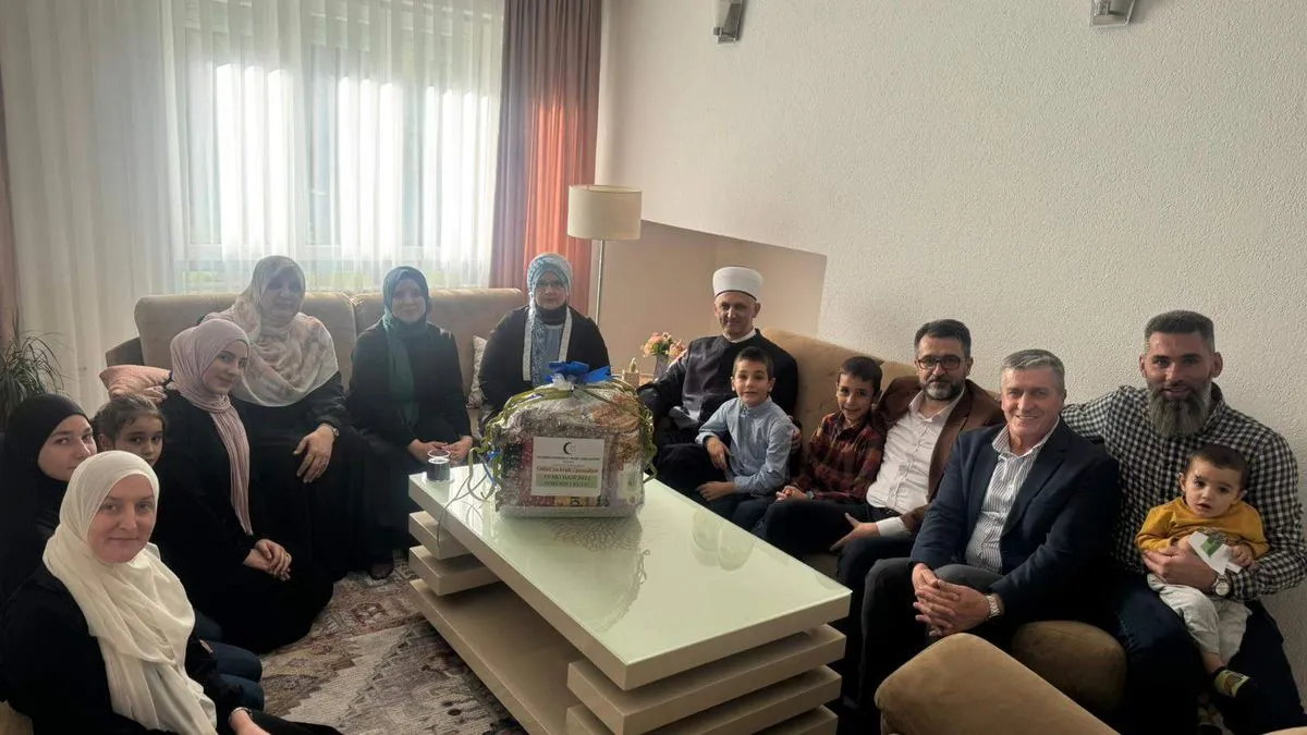 Sretna vijest u Semizovcu: Reisul-ulema darovao šesto dijete porodice Kulo