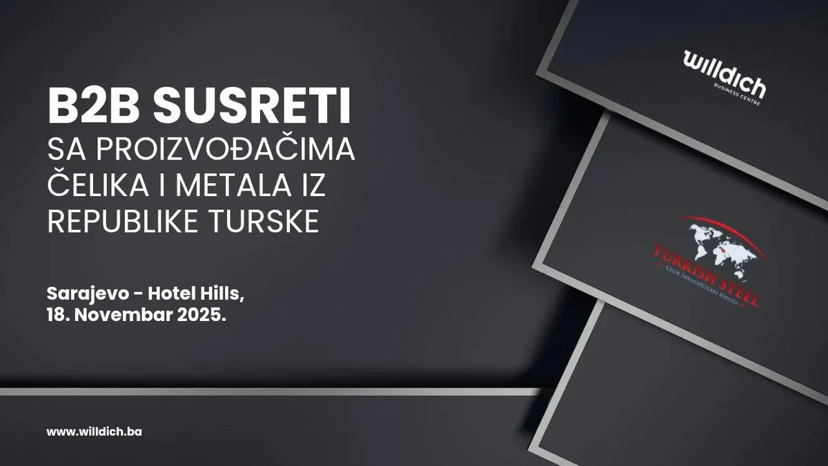 B2B susreti okupljaju 28 vodećih turskih kompanija iz sektora proizvodnje čelika i metala, kao i raznih proizvoda od čelika i metala 