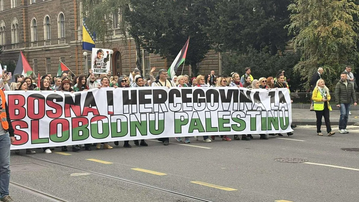 Naš skup ‘Bosna i Hercegovina za slobodnu Palestinu’ ostaje glas onih koji ne žele da se zločini zaborave i da se nepravda normalizira, poručili su organizatori