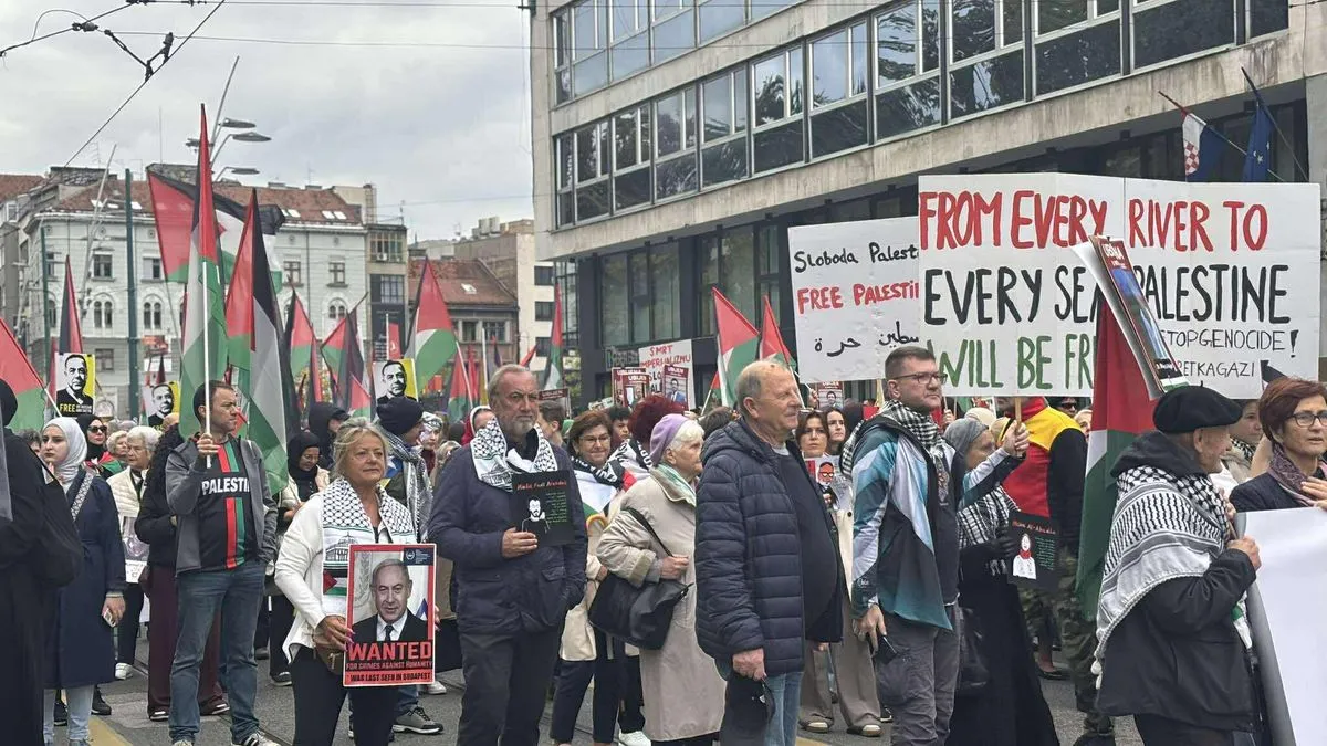 Naš skup ‘Bosna i Hercegovina za slobodnu Palestinu’ ostaje glas onih koji ne žele da se zločini zaborave i da se nepravda normalizira, poručili su organizatori