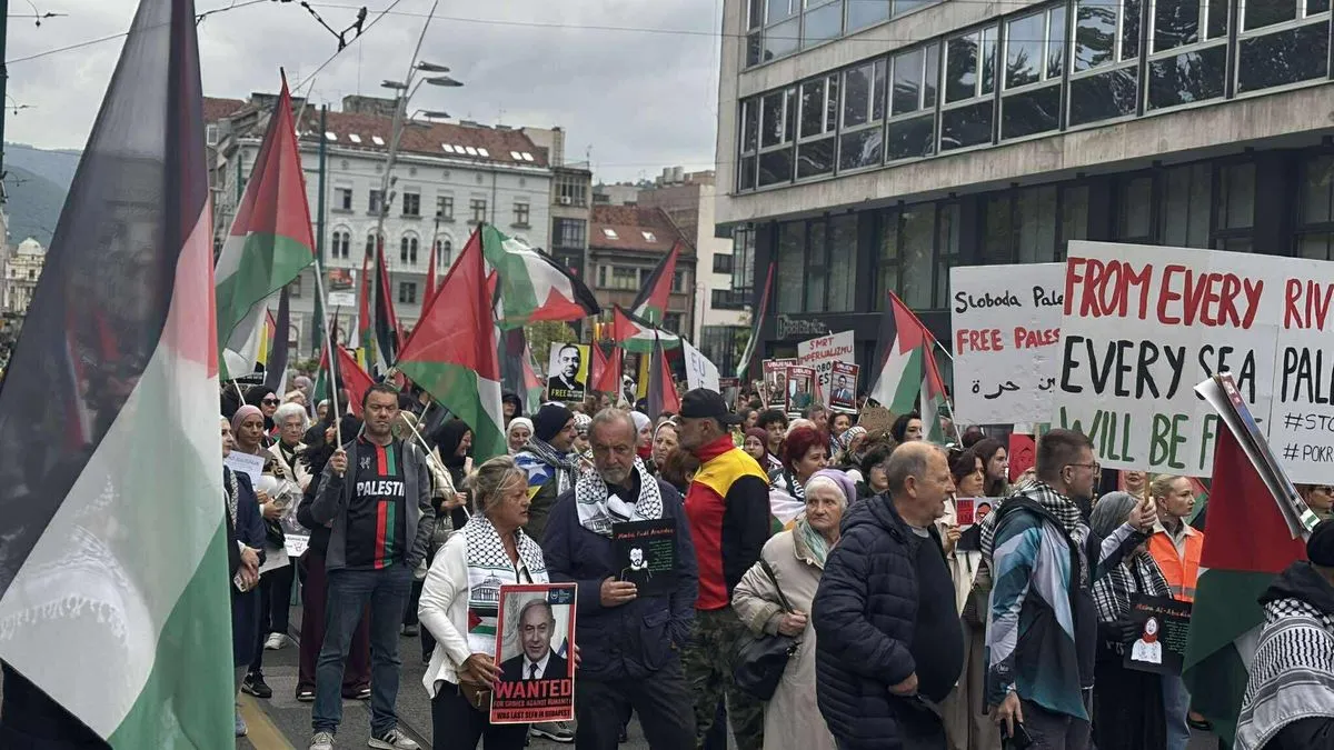 Naš skup ‘Bosna i Hercegovina za slobodnu Palestinu’ ostaje glas onih koji ne žele da se zločini zaborave i da se nepravda normalizira, poručili su organizatori
