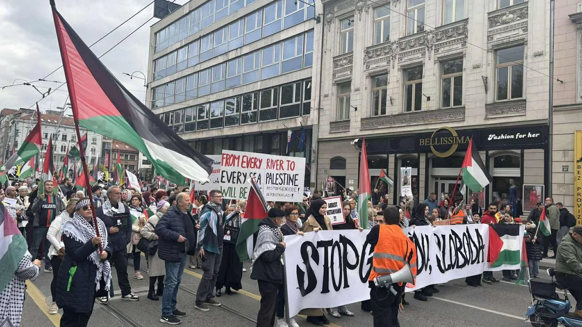 Naš skup ‘Bosna i Hercegovina za slobodnu Palestinu’ ostaje glas onih koji ne žele da se zločini zaborave i da se nepravda normalizira, poručili su organizatori