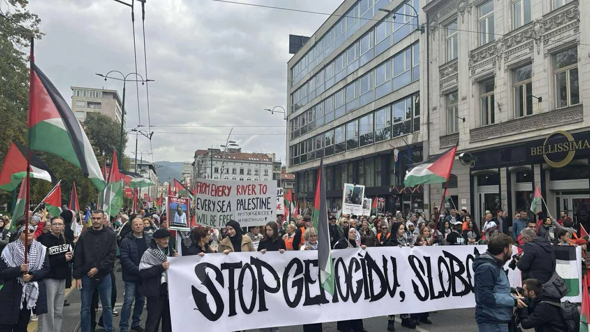 Naš skup ‘Bosna i Hercegovina za slobodnu Palestinu’ ostaje glas onih koji ne žele da se zločini zaborave i da se nepravda normalizira, poručili su organizatori