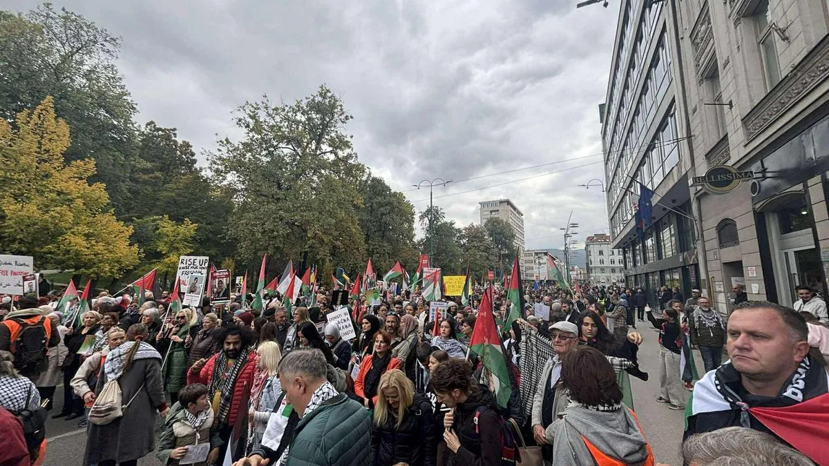 Naš skup ‘Bosna i Hercegovina za slobodnu Palestinu’ ostaje glas onih koji ne žele da se zločini zaborave i da se nepravda normalizira, poručili su organizatori