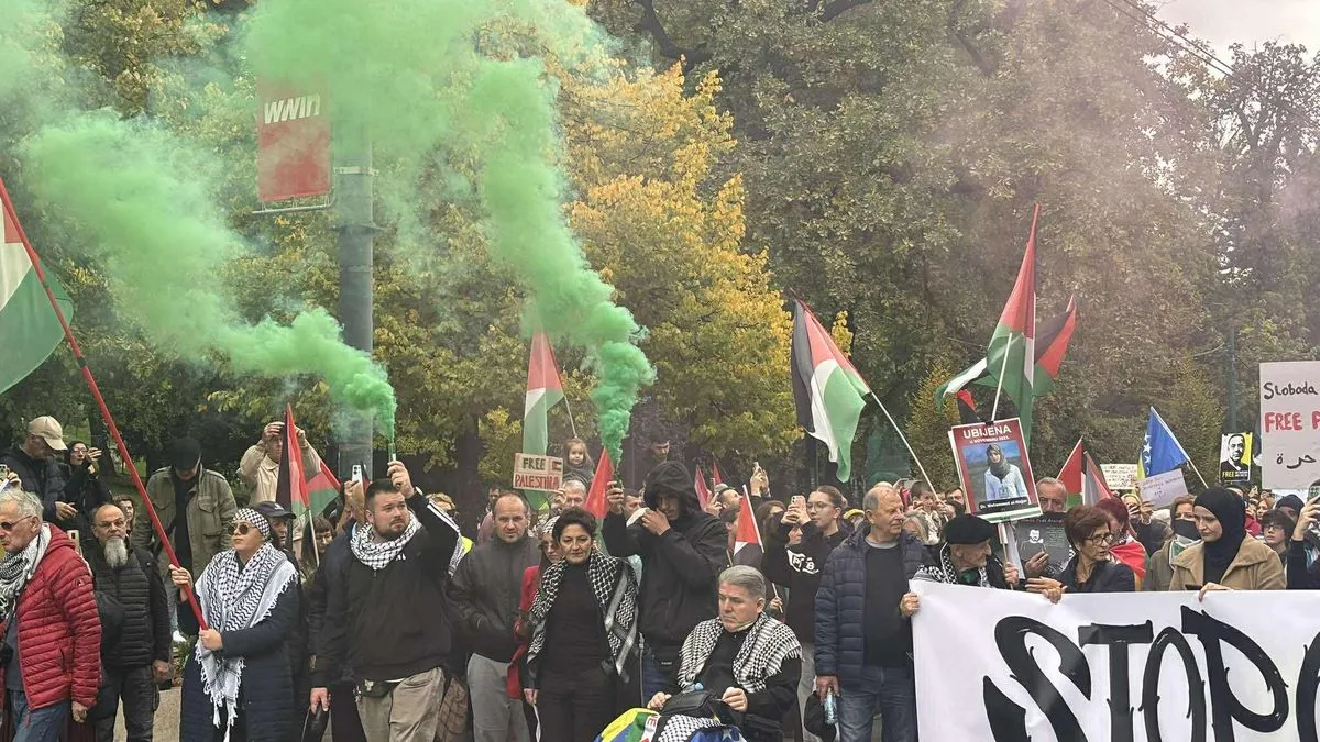 Naš skup ‘Bosna i Hercegovina za slobodnu Palestinu’ ostaje glas onih koji ne žele da se zločini zaborave i da se nepravda normalizira, poručili su organizatori