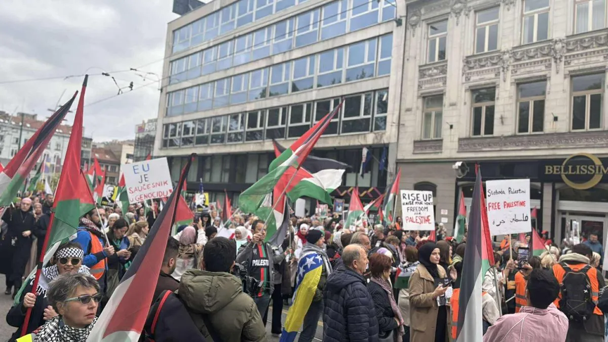 Naš skup ‘Bosna i Hercegovina za slobodnu Palestinu’ ostaje glas onih koji ne žele da se zločini zaborave i da se nepravda normalizira, poručili su organizatori