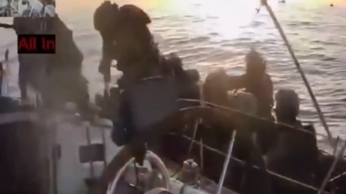 Objavljene su snimke s brodova Florida i All In na koje su se ukrcali izraelski vojnici