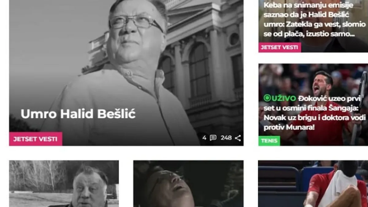 Vijest o njegovoj smrti potresla je cijelu regiju, a društvene mreže su 'zatrpane' potresnim i tužnim objavama