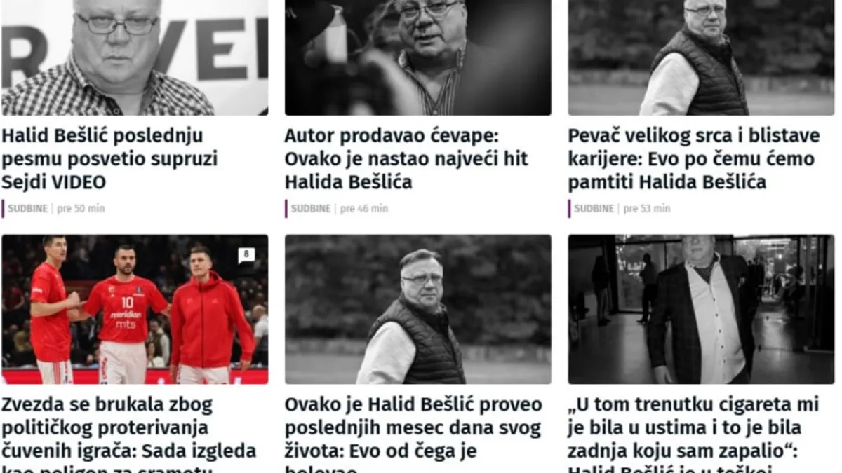 Vijest o njegovoj smrti potresla je cijelu regiju, a društvene mreže su 'zatrpane' potresnim i tužnim objavama