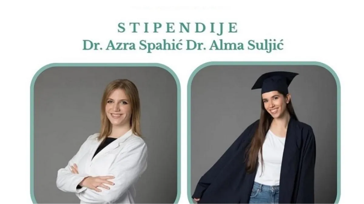 Ove stipendije imaju za cilj odati počast životima i naslijeđu dr. Azre Spahić i dr. Alme Suljić, navode iz Fondacije