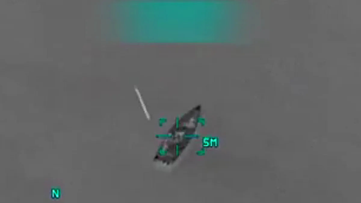 Podijelio je snimak napada, kao što je to činio i u prošlosti