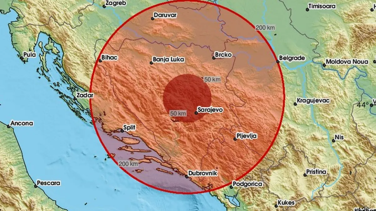 Još uvijek nema nikakvih informacija o jačini zemljotresa, niti na kojoj je dubini zabilježen