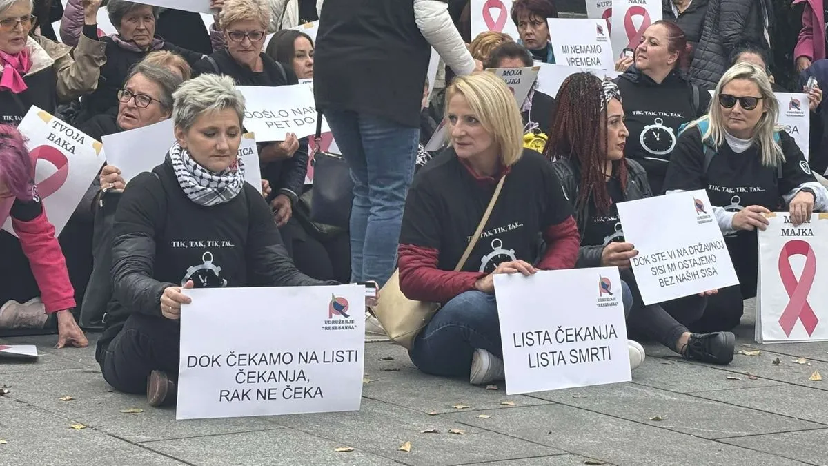 Skup je organizovan kako bi se pružila podrška oboljelima od raka dojke.