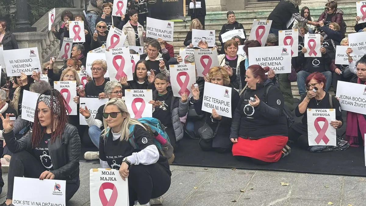 Skup je organizovan kako bi se pružila podrška oboljelima od raka dojke.