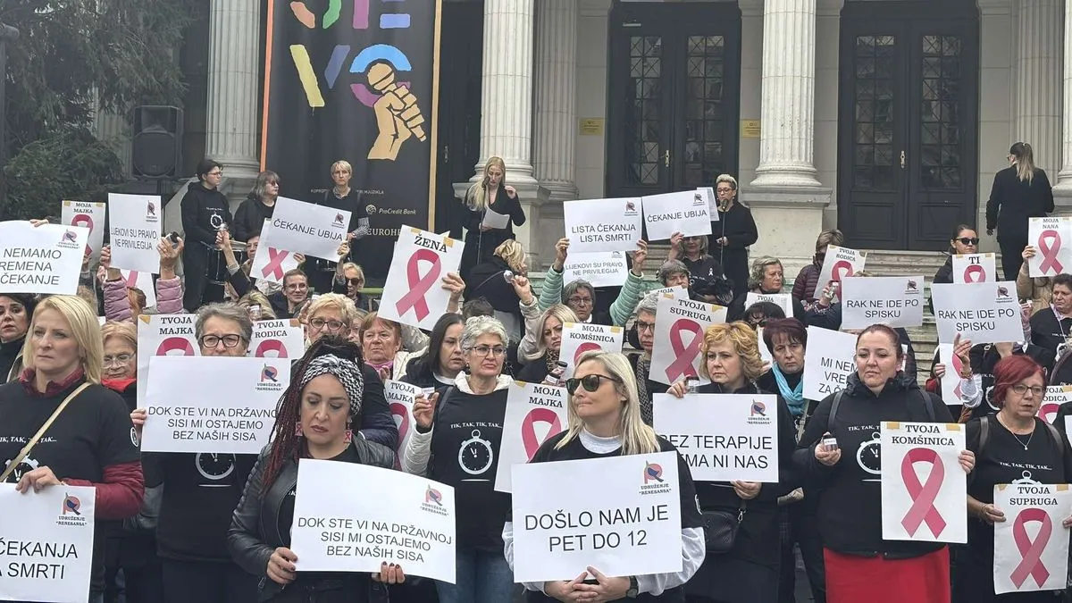 Skup je organizovan kako bi se pružila podrška oboljelima od raka dojke.