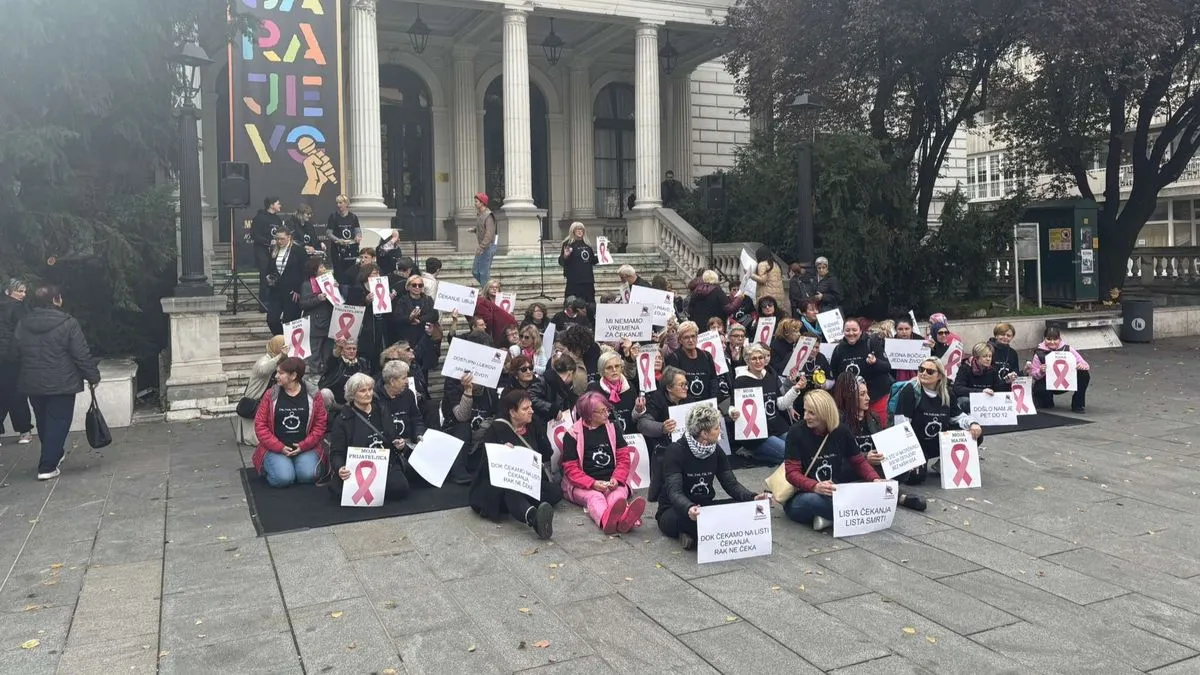 Skup je organizovan kako bi se pružila podrška oboljelima od raka dojke.