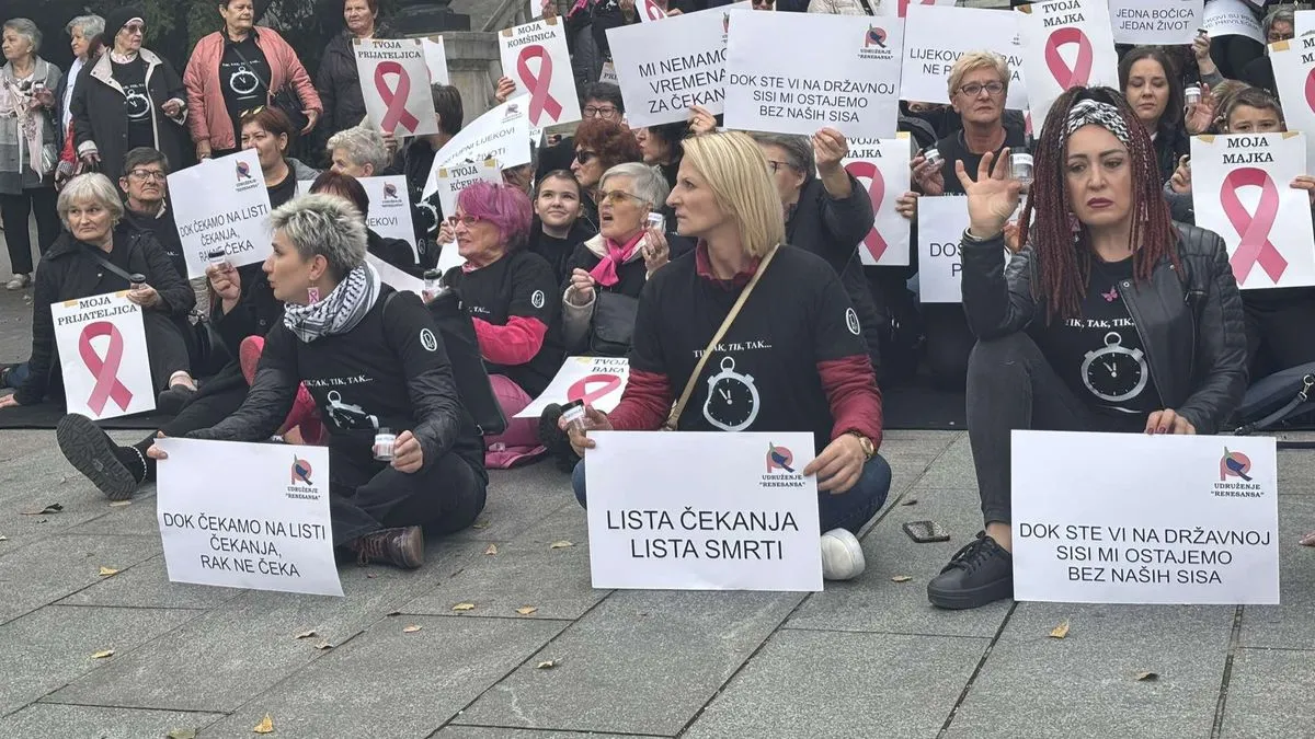 Skup je organizovan kako bi se pružila podrška oboljelima od raka dojke.