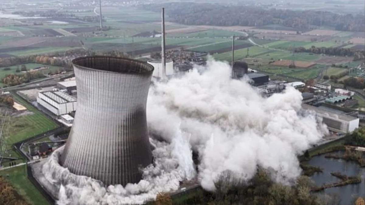 Ovo energetsko postrojenje je zatvoreno prije četiri godine i od tada se demontira, a demontaža bi trebala biti okončana do 2030.