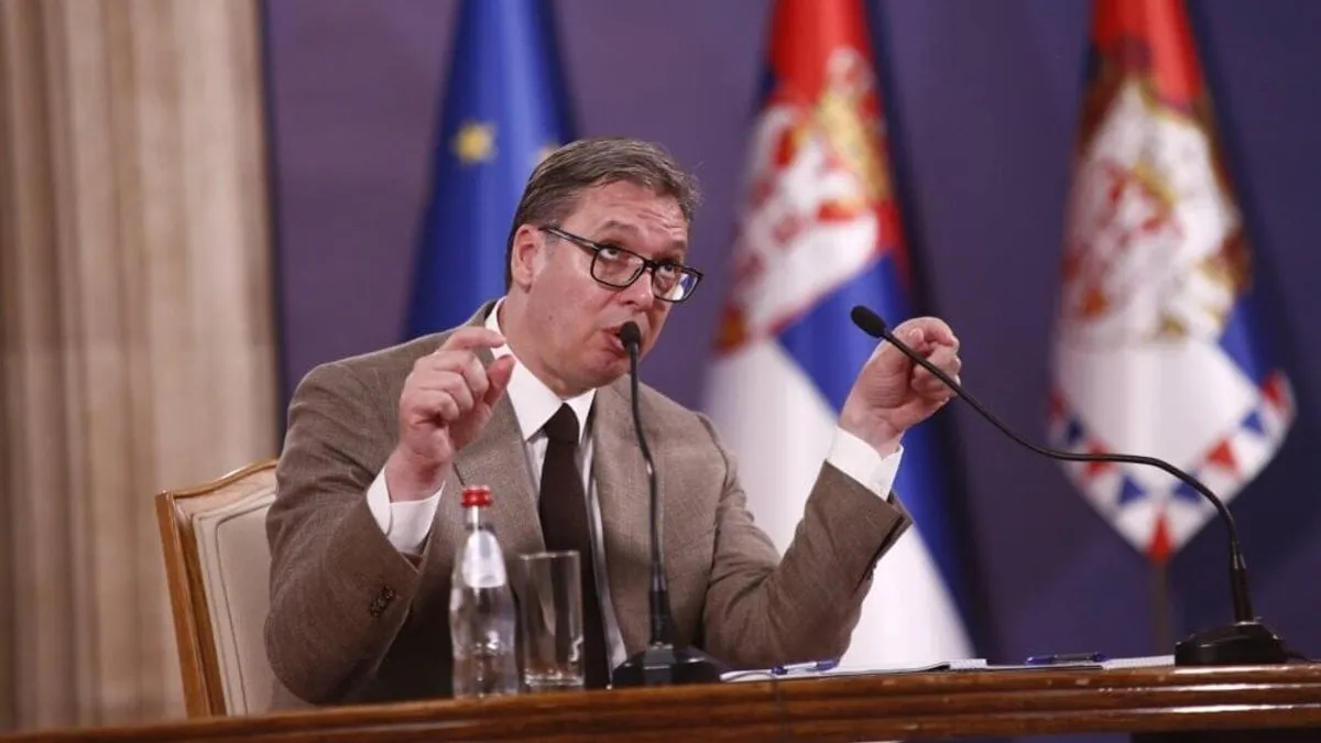 Srbijanski predsjednik Aleksandar Vučić izjavio je sinoć da se ništa neće dogoditi 1. novembra, za kada su studenti u blokadi najavili protest i zatražili uklanjanje Ćacilenda.