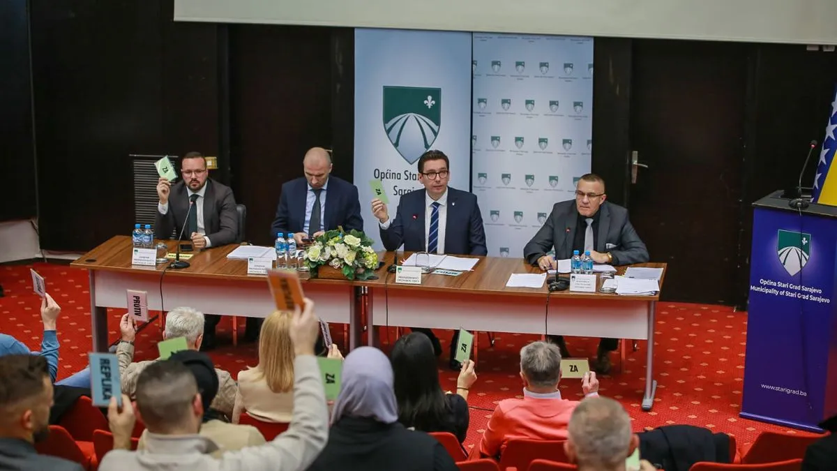 Održana 12. redovna sjednica Općinskog vijeća Stari Grad Sarajevo