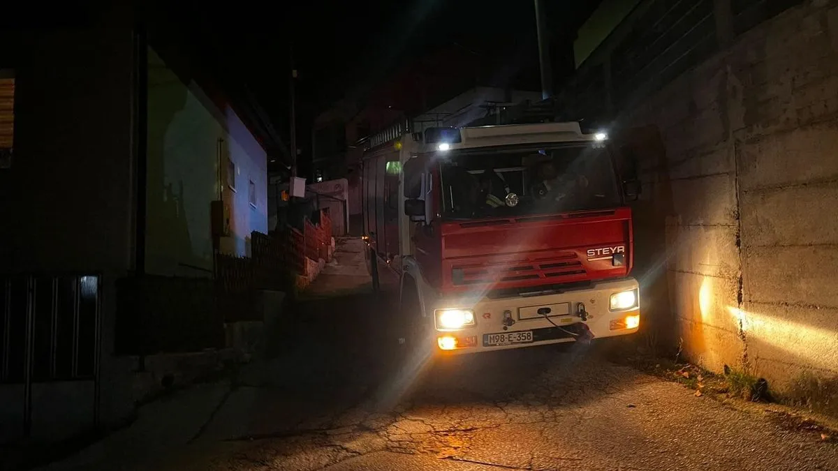 Vatrogasci i dalje ostaju na terenu radi potpune kontrole situacije