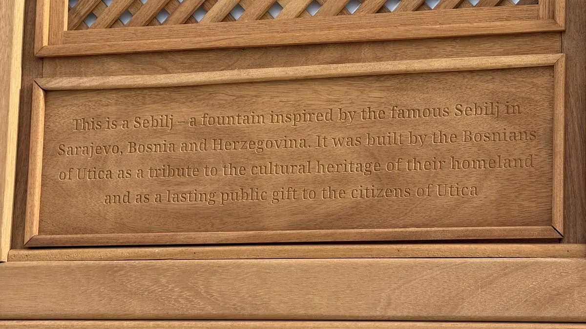 Kongresmen John W. Mannion: Bošnjačka zajednica Utice ostavlja trajni trag - otvoren Sebilj