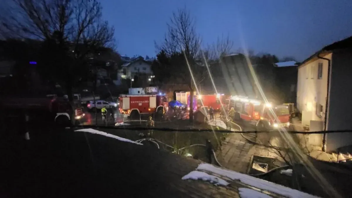 Požar je lokalizovan u kratkom vremenskom roku, a zatim i potpuno likvidiran