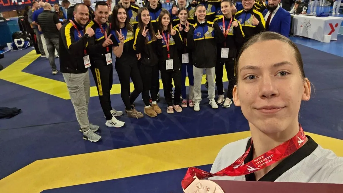 U polufinalnoj borbi mlada takmičarka TKD Novi Grad Sarajevo nažalost je poražena od takmičarke iz Srbije