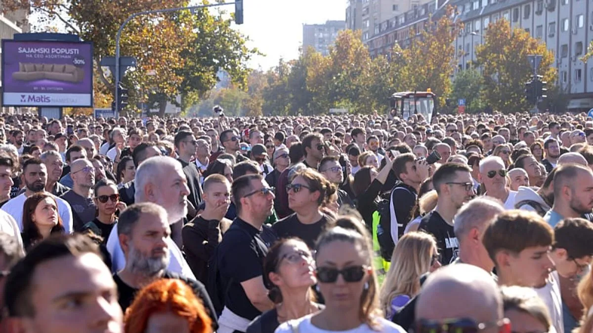 Oglasio se MUP Srbije: Tvrde da se u Novom Sadu okupilo 39.000 osoba