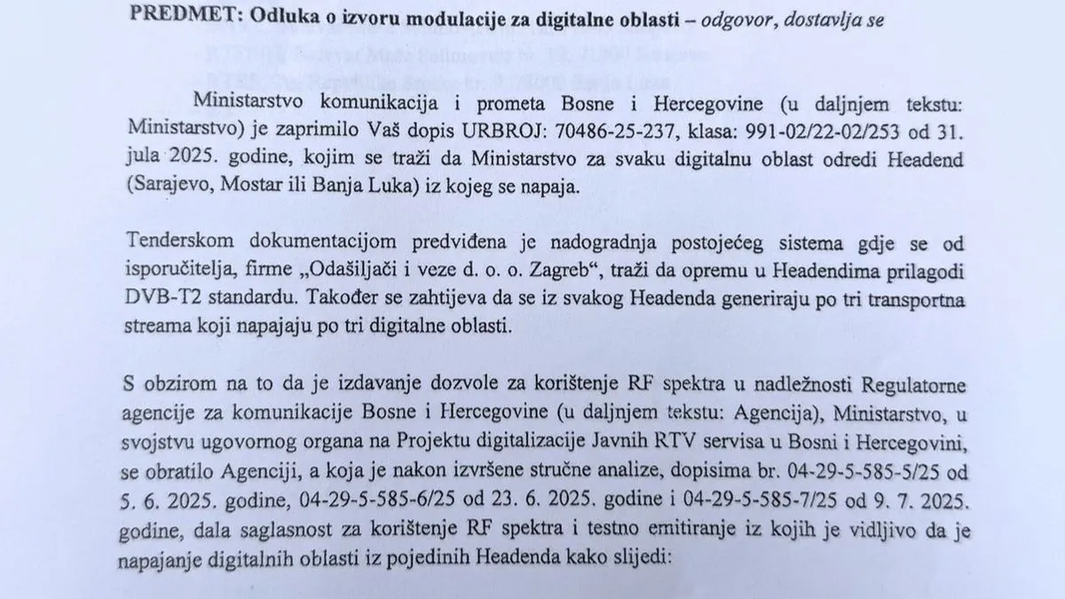 Forto naredio da RTRS i Banja Luka kontrolišu digitalni signal u Tuzlanskom kantonu!