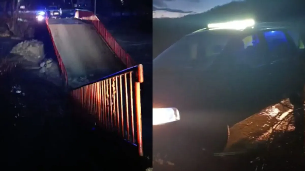 Rijeka odnijela most kod Fojnice!