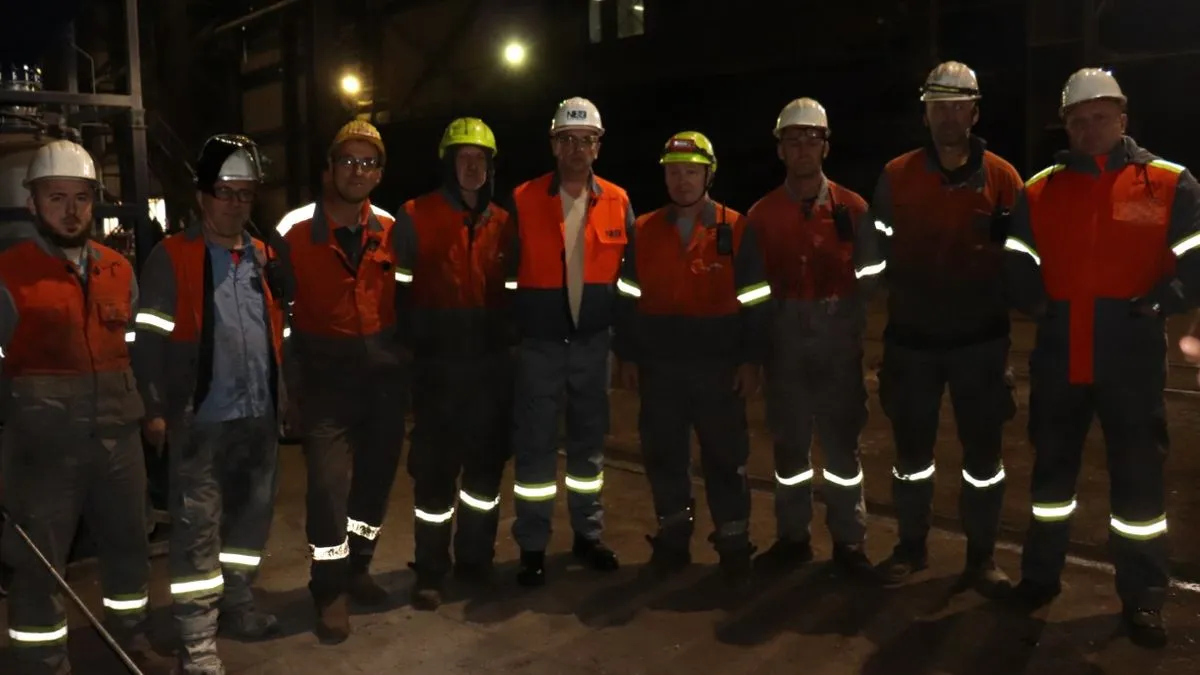 Liderstvo s prve crte: Hamzić prvu radnu subotu u Novoj Željezari proveo u pogonima s radnicima