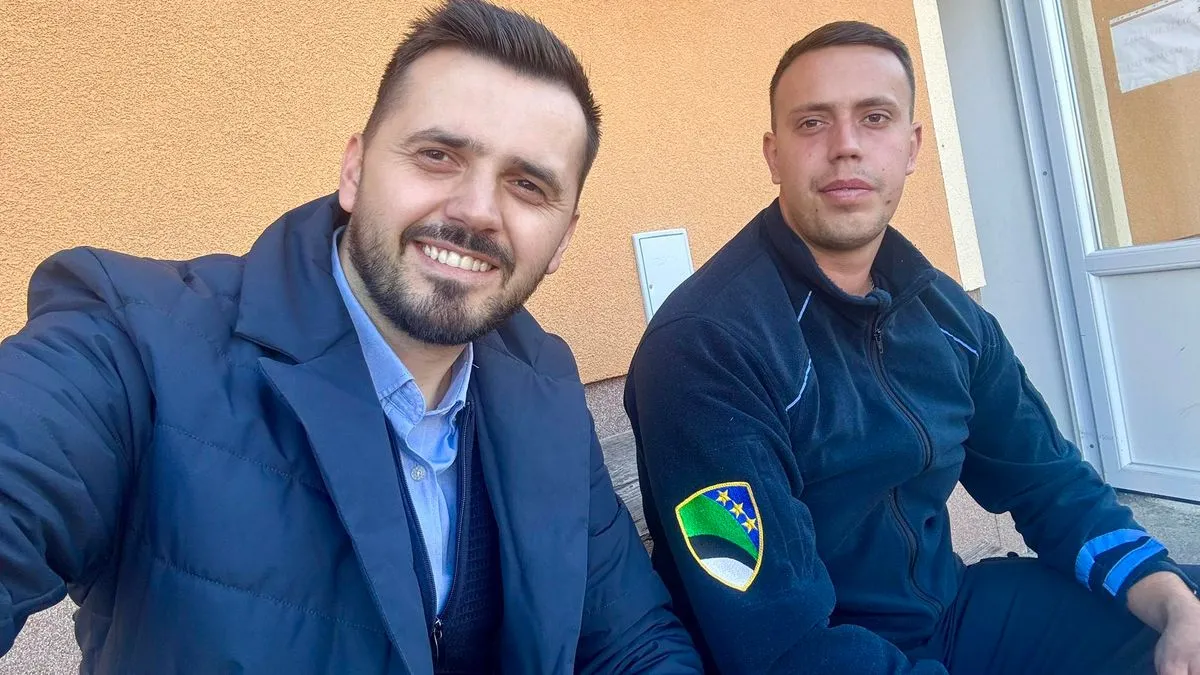 Policajac iz Živinica povrijeđen prilikom spašavanja ljudi iz požara u Domu penzionera