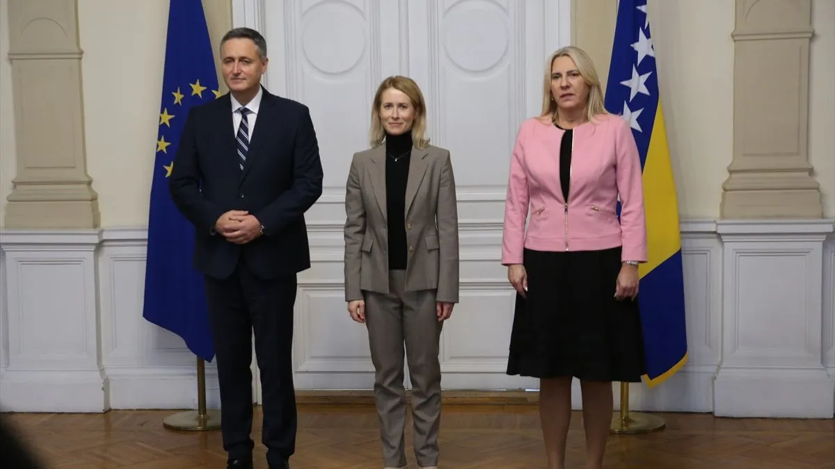 Kallas s članovima Predsjedništva BiH: EU podržava suverenitet i evropski put BiH