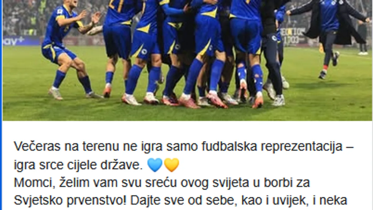 Kamenjaš: Večeras idemo hrabro, u Beču igra srce cijele države