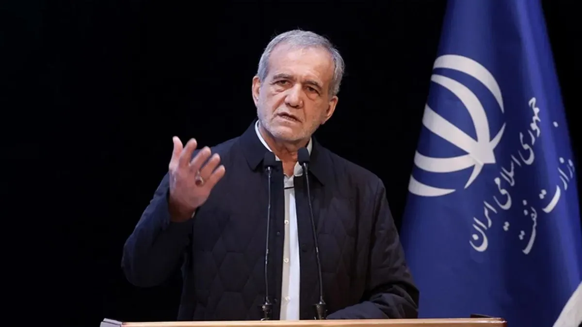 Pezeshkian je upozorio da se Iran suočava s ozbiljnim prirodnim izazovima, uključujući smanjenje padavina i vodnih resursa