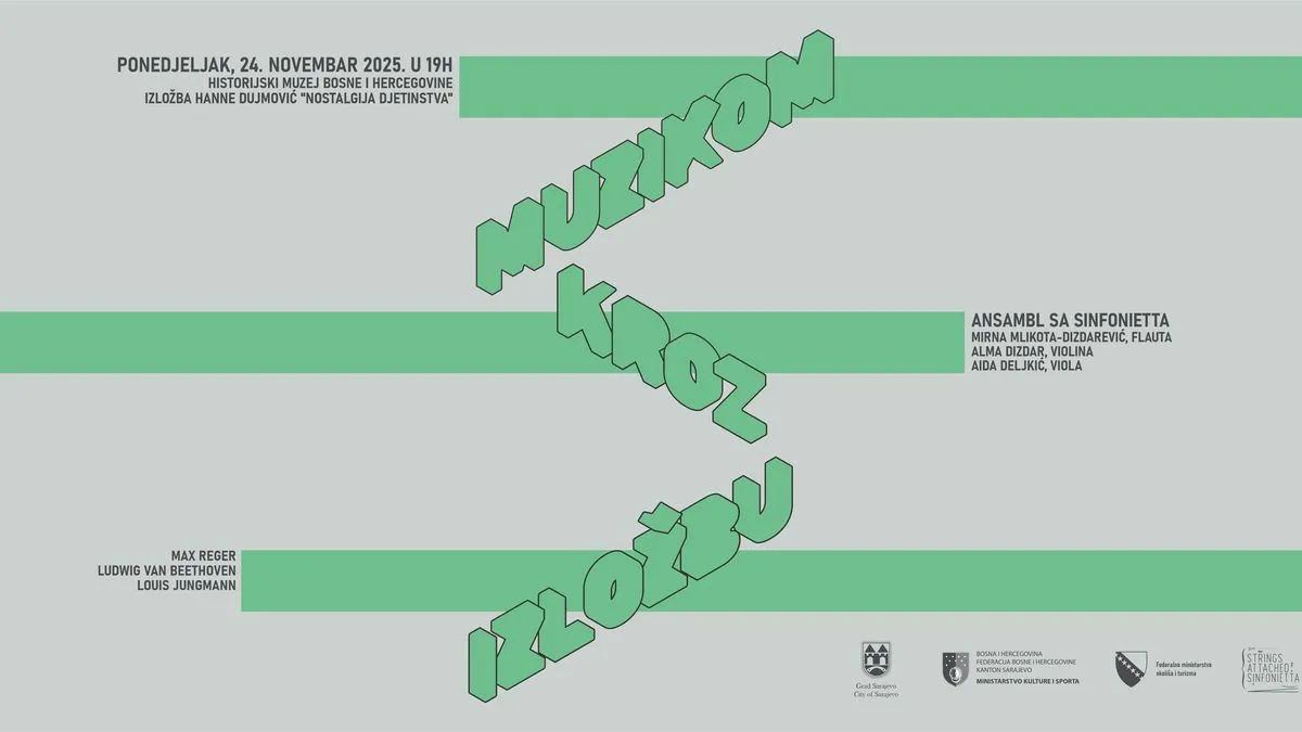 Besplatan koncert 'Muzikom kroz izložbu' u Historijskom muzeju BiH