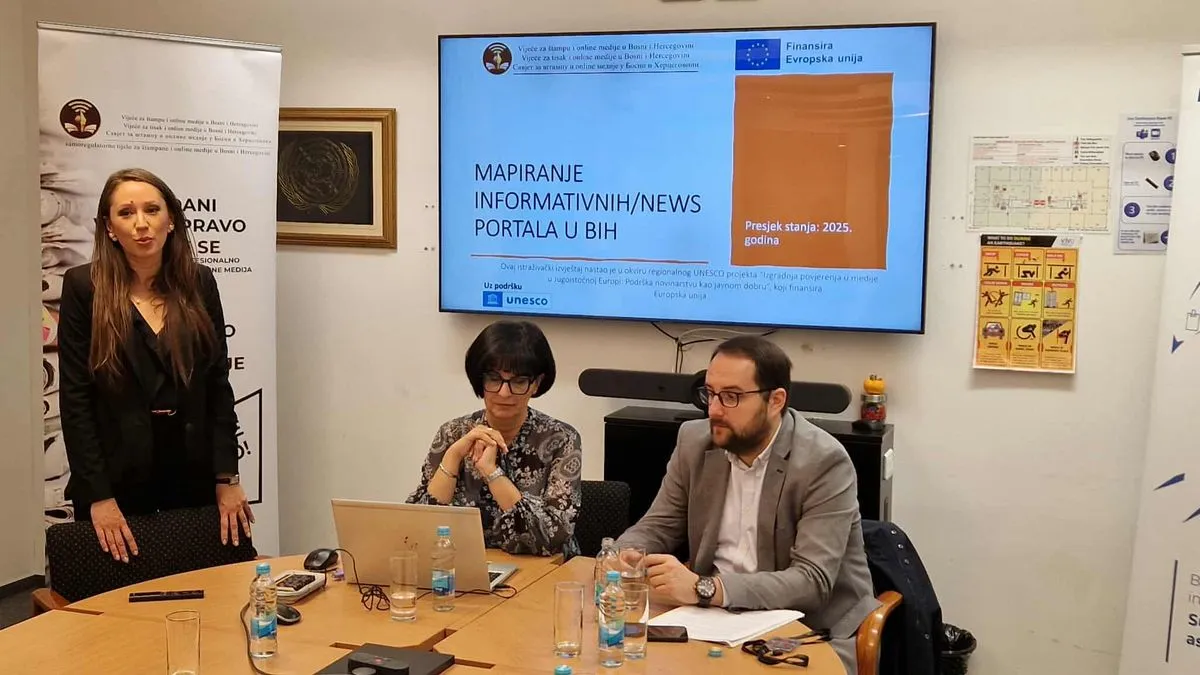 Turčilo je istakla da je najvažniji segment istraživanja bio jasno definirati šta se smatra informativnim news portalom