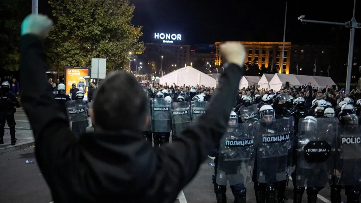 U nedjelju navečer u Beogradu je došlo do niza incidenata između građana i pristalica režima na prostoru tzv. Ćacilenda kod Skupštine Srbije.