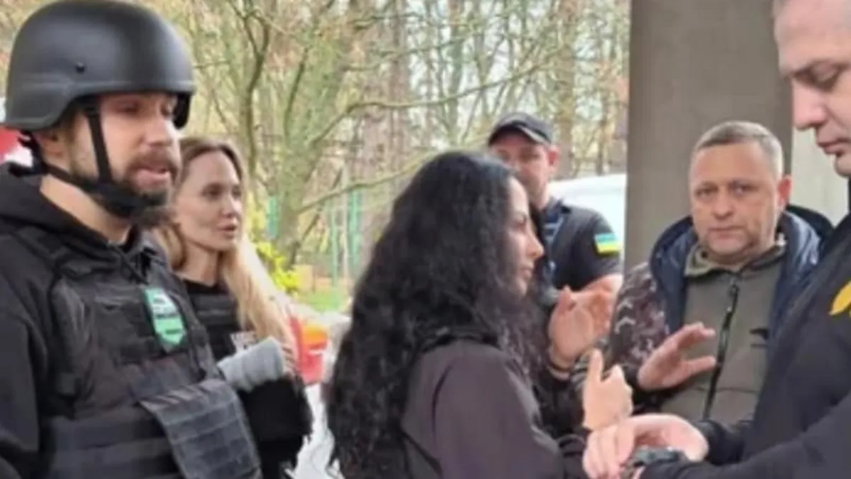 Angeline Jolie ušetala u Ukrajinu, izbio incident