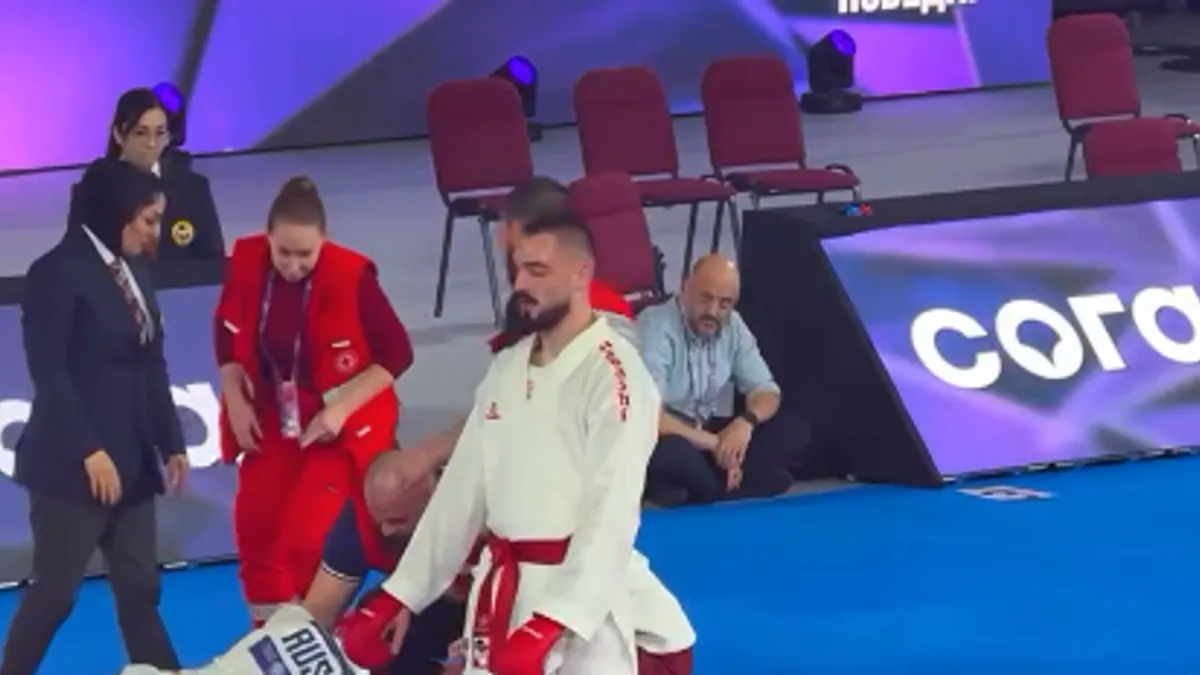 Bh. karatista 'pomeo' Rusa, odmah je diskvalifikovan