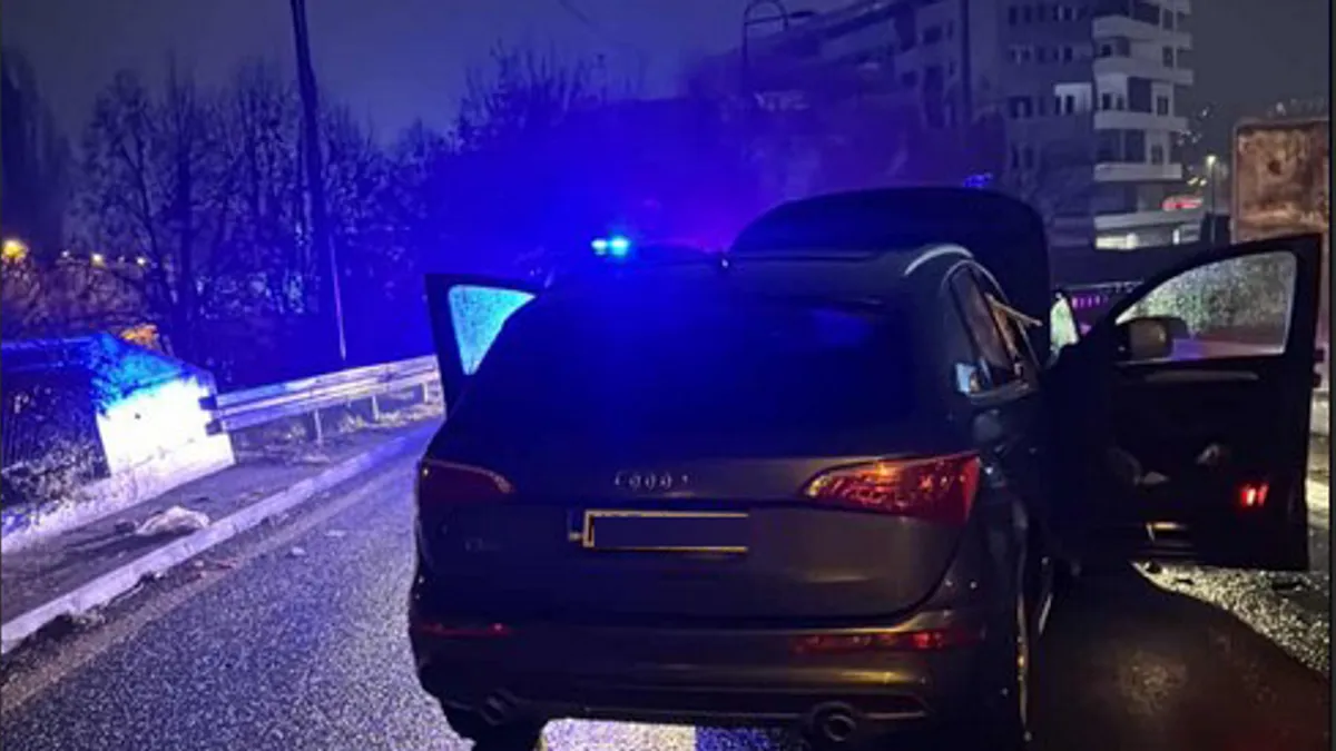 Golf je službeno vozilo MUP-a KS i u njemu je povrijeđen policijski službenik