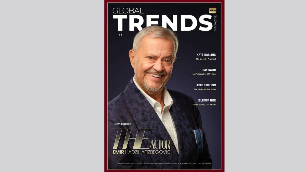 Emir Hadžihafizbegović na naslovnoj strani Global Trends Magazina
