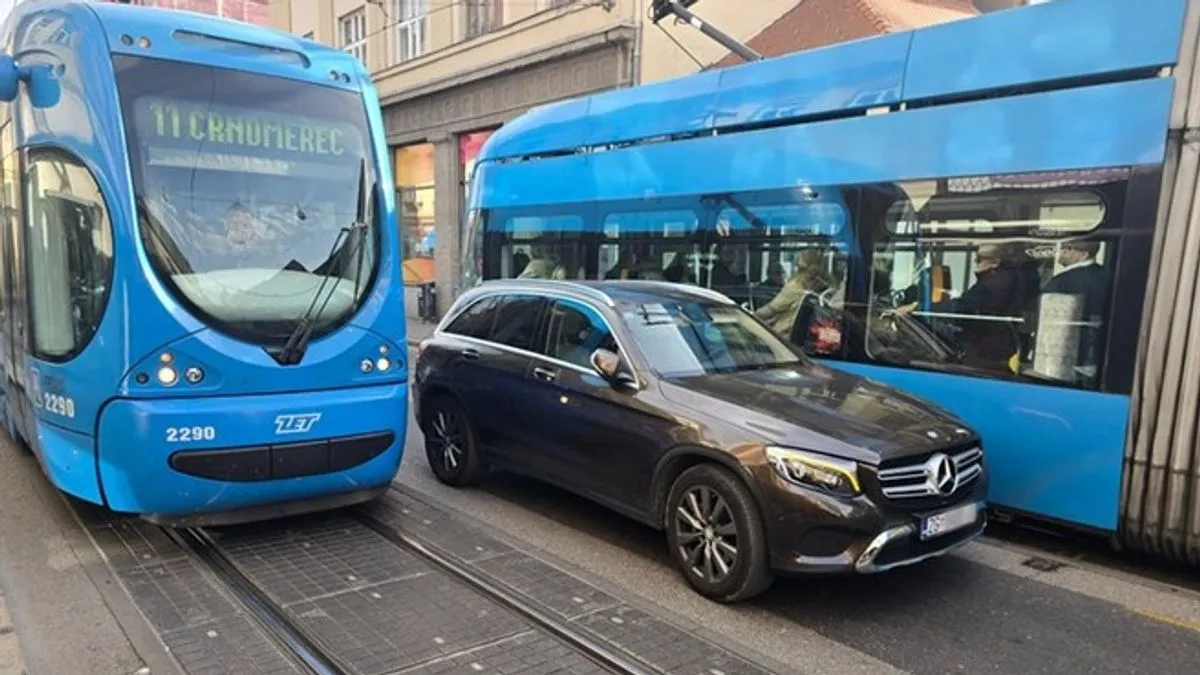 Zastoj u Zagrebu je trajao 10 minuta, a sve se odvilo nešto prije 11 sati