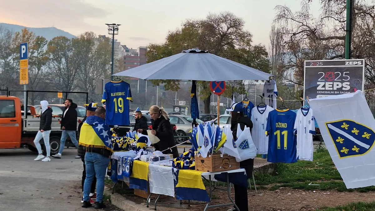 Fudbalska groznica u Zenici: Pogledajte kakva atmosfera vlada uoči duela Zmajeva protiv Rumunije